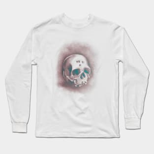 Diffused Skull Long Sleeve T-Shirt